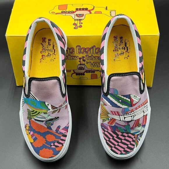 Vans Classic Slip-on (Beatles Yellow Submarine) Sea of Monsters - Picture 1 of 10